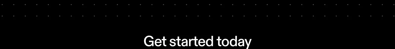Footer · Gantry landing page section