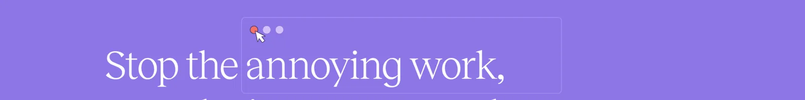 Features · Tines landing page section